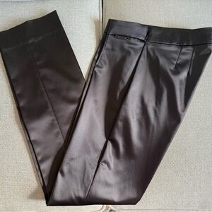 Galliano woman’s  Dress Pants. Satin dark grey.